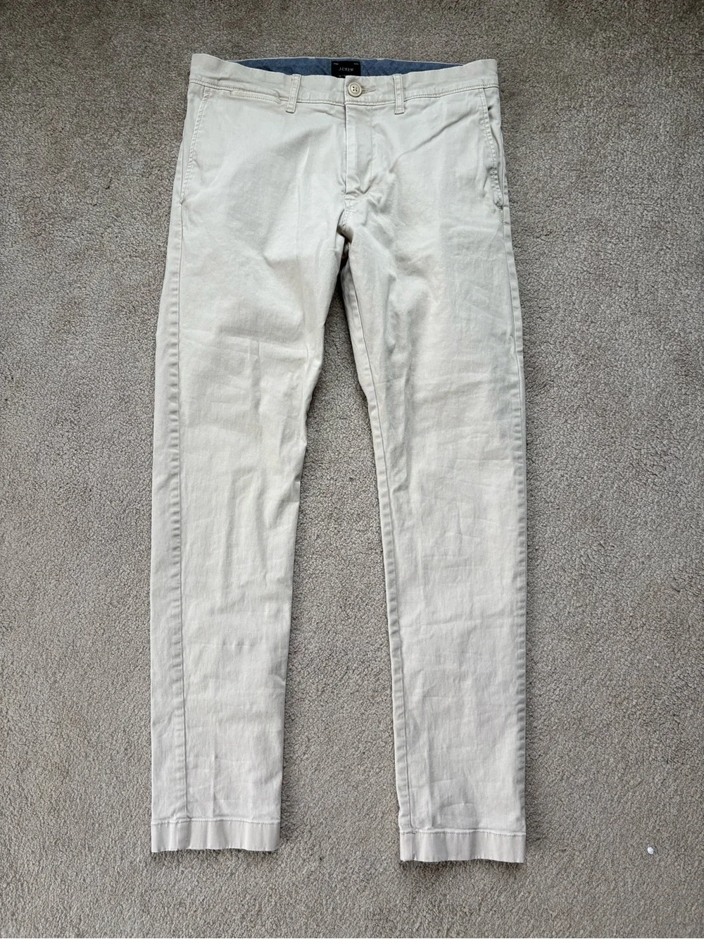 J.Crew Blue and Light Beige Casual Chinos